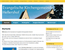 Tablet Screenshot of kirche.sandland.de